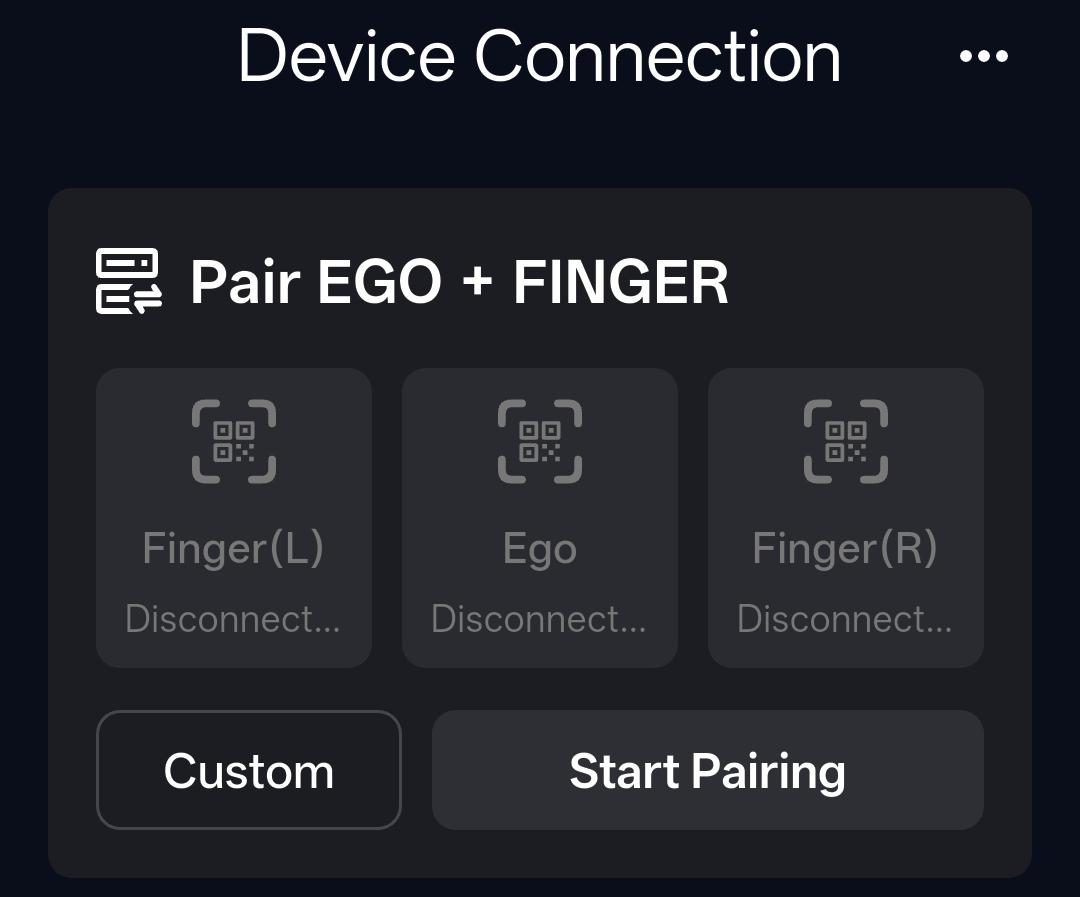 EGO scan button