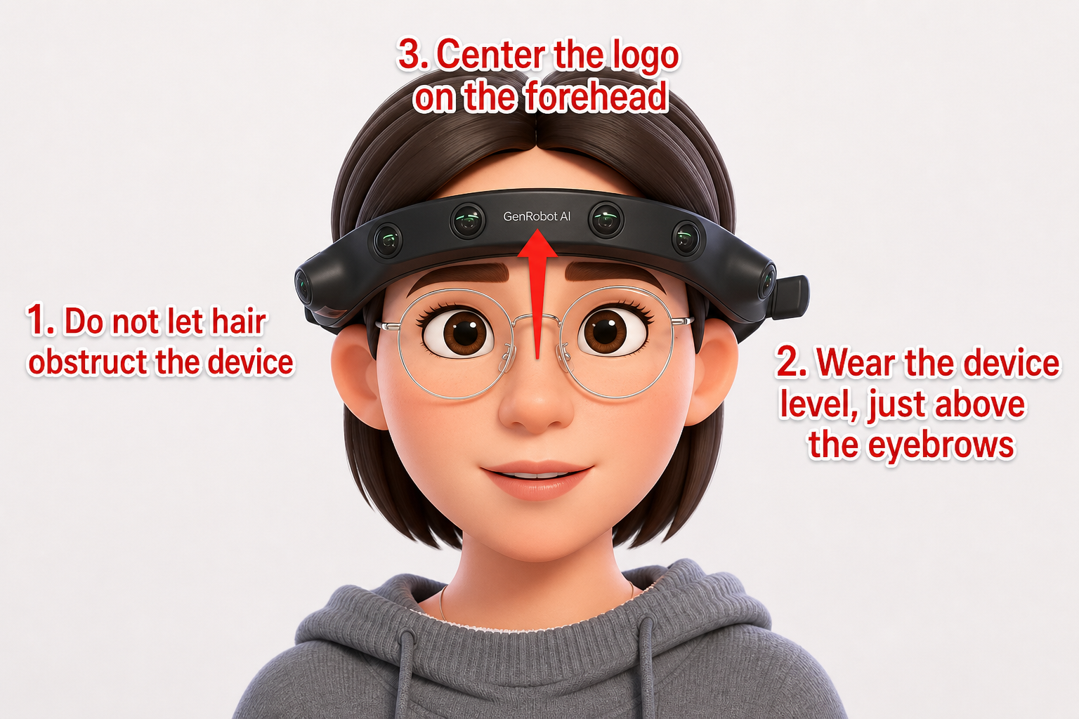 Device wearing guideline