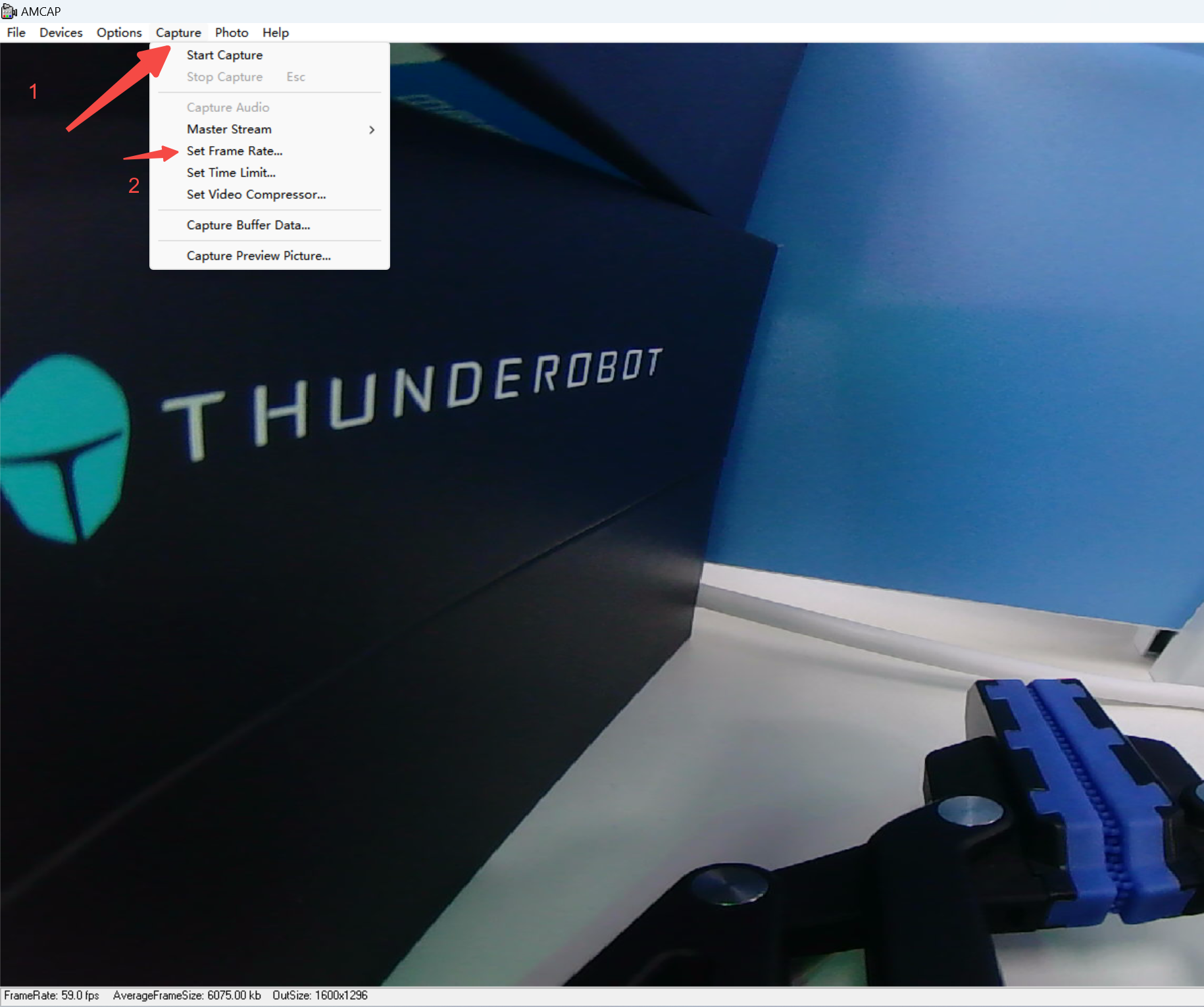 60 fps verification step 1