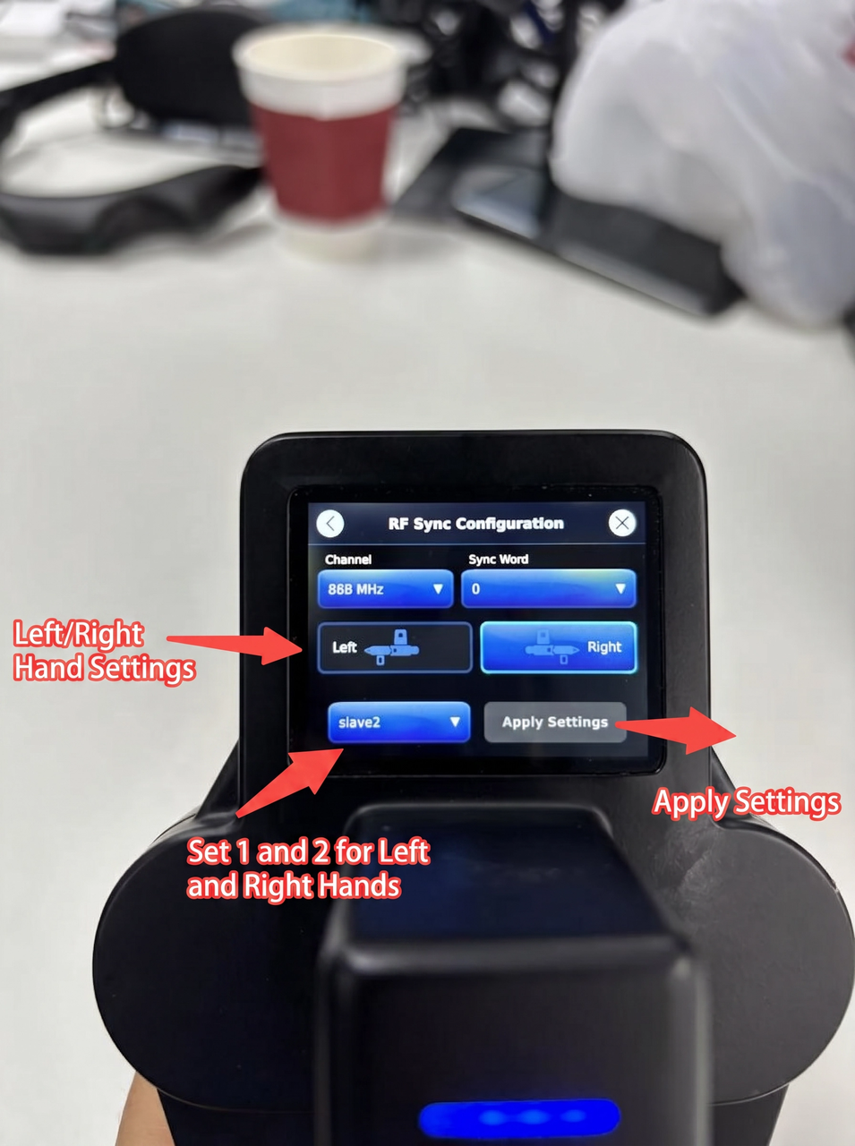 Finger band and L/R hand